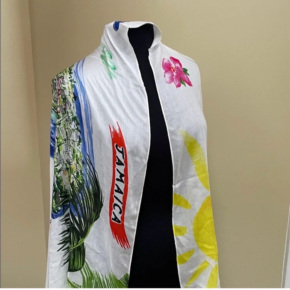 Polo by Ralph Lauren Multicolor Scarf/wrap 60x36